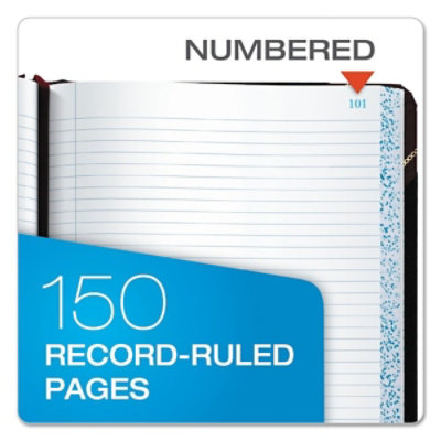 Boorum & Pease Book,Rec,150Pgs,Black 21-150-R - Image 2