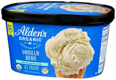 Aldens Organic Vanilla Bean Ice Cream, 48 Fluid Ounce (Pack of 3) - Image 3