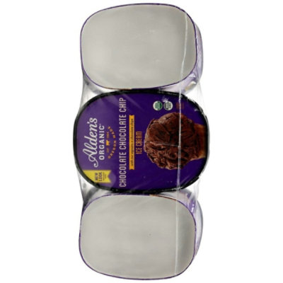 Aldens Organic Chocolate with Chocolate Chip Ice Cream, 48 Fluid Ounce (Pack of 3) - Image 4