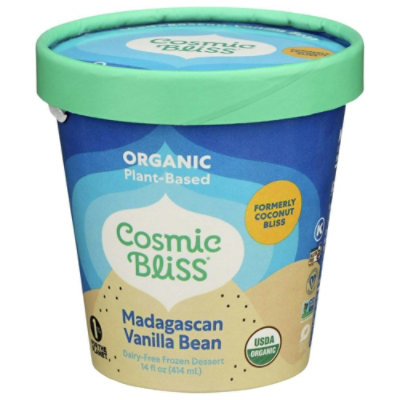 Cosmic Bliss Organic Madagascan Vanilla Bean Ice Cream, 14 Fluid Ounce (Pack of 8) - Image 2