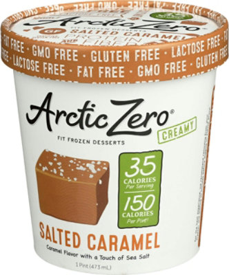 Arctic Zero Salted Caramel Ice Cream, 16 Fluid Ounce (Pack of 8) - Image 3