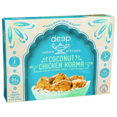 Deep Indian Kitchen Coconut Chicken Korma with Rice, 9 Ounce (Pack of 12) - Image 2