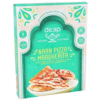 Deep Indian Kitchen Margherita Naan Pizza, 7.8 Ounce (Pack of 12) - Image 2