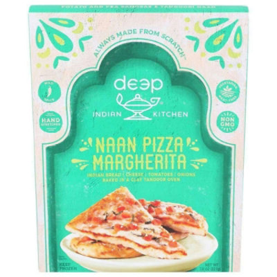 Deep Indian Kitchen Margherita Naan Pizza, 7.8 Ounce (Pack of 12) - Image 1