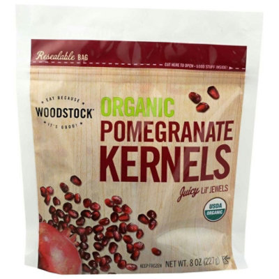 Woodstock Organic Pomegranate Kernels, 8 Ounce (Pack of 12) - Image 1