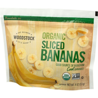 Woodstock Farms Organic Frozen Banana Slices, 8 Ounce (Pack of 12) - Image 3