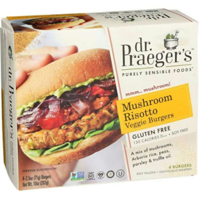 Dr Praegers Mushroom Risotto Veggie Burger, 10 Ounce (Pack of 6) - Image 2