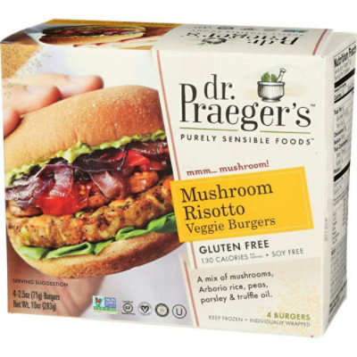 Dr Praegers Mushroom Risotto Veggie Burger, 10 Ounce (Pack of 6) - Image 3