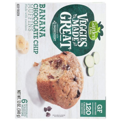 Veggies Made Great Banana Chocolate Chip Muffin, 12 Ounce (Pack of 8) - Image 4