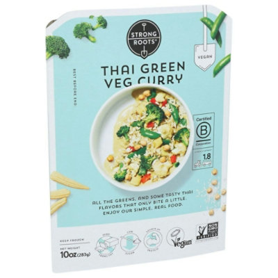 Strong Roots Thai Green Veg Curry, 10 Ounce (Pack of 9) - Image 2