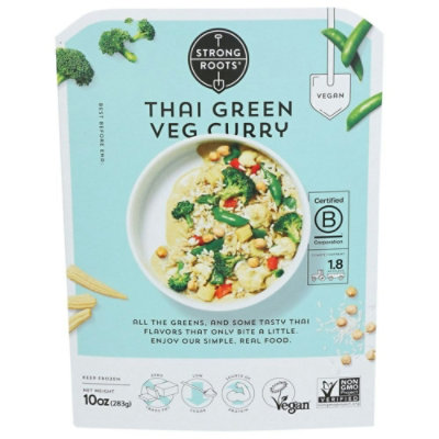 Strong Roots Thai Green Veg Curry, 10 Ounce (Pack of 9) - Image 1