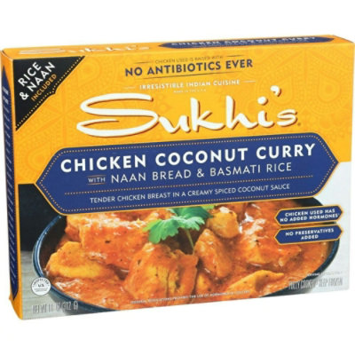Sukhis Chicken Coconut Curry with Mango Naan and Rice, 11 Ounce (Pack of 6) - Image 2