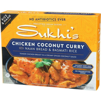 Sukhis Chicken Coconut Curry with Mango Naan and Rice, 11 Ounce (Pack of 6) - Image 3