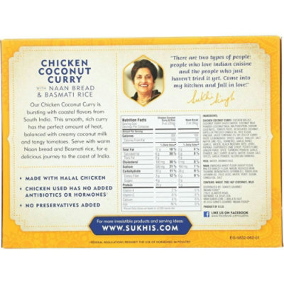 Sukhis Chicken Coconut Curry with Mango Naan and Rice, 11 Ounce (Pack of 6) - Image 4