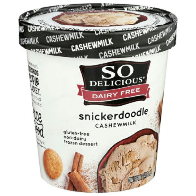 So Delicious Snickerdoodle Cashewmilk Non Dairy Dessert, 1 Pint (Pack of 8) - Image 2