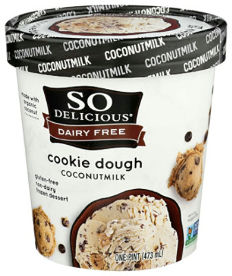 So Delicious Cookie Dough Coconutmilk Non Dairy Dessert, 1 Pint (Pack of 8) - Image 3