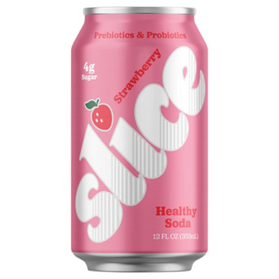 Slice Soda Strawberry 12fz - 12 FZ - Image 1