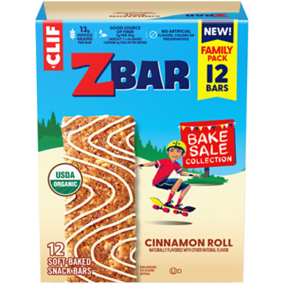 Clif Zbar Cinnamon Roll Energy Bar 15.24 Oz - 15.24OZ - Image 1