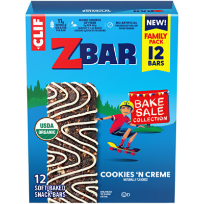 Clif Zbar Cookies N Creme Energy Bar 15.24 Oz - 15.24OZ - Image 1