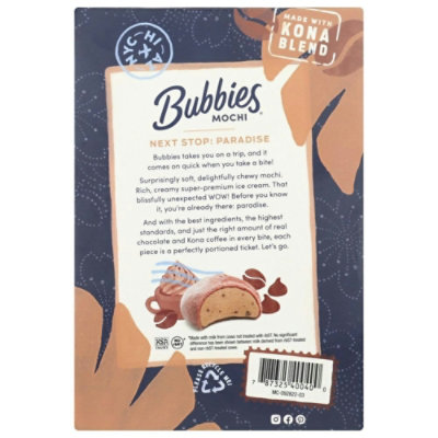 Bubbies Hawaii Mocha Chip Mochi Ice Cream, 7.5 Ounce (Pack of 8) - Image 4