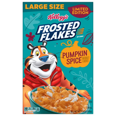 Frosted Flakes Cereal Pumpkin Spice 15.4oz - 15.4 OZ - Image 1
