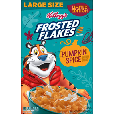 Frosted Flakes Cereal Pumpkin Spice 15.4oz - 15.4 OZ - Image 2