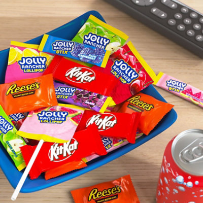 Sweets And Chocolate Snack Size Bar Party Bag Asst Sub Jolly Rancher Lollipops, Jolly Rancher Stix, - 30.54OZ - Image 4