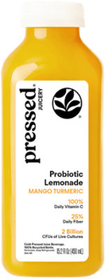 Pressed Juicery Probiotic Mango Turmeric Lemonade 15.2fz - 15.2 FZ - Image 1