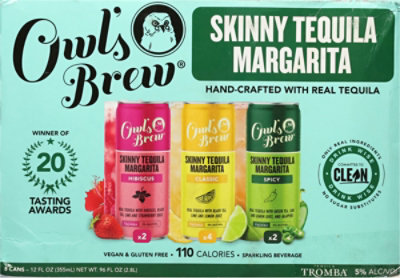 Owls Brew Skinny Tequila Margarita Vrty - 8-12 FZ - Image 5