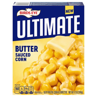 Birds Eye Ultimate Butter Sauced Corn Frozen Vegetables Dinner Sides 12 Oz. - 12 OZ - Image 1