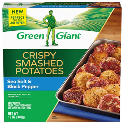 Green Giant Crispy Smashed Potatoes - Sea Salt & Black Pepper 12oz - 12 OZ - Image 1