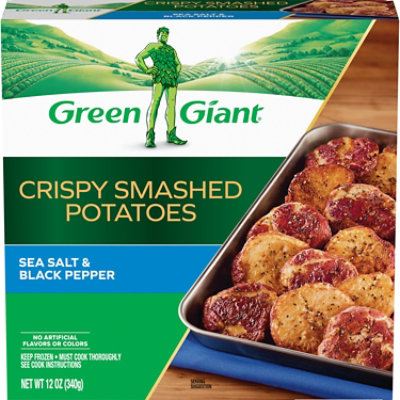 Green Giant Crispy Smashed Potatoes - Sea Salt & Black Pepper 12oz - 12 OZ - Image 1