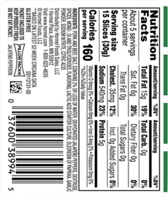Hormel Pepperoni Jalapeno - 5 OZ - Image 5