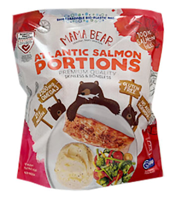 Mama Bear Skinless Salmon Portions - 16 OZ - Image 1