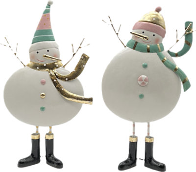 Metal Snowman - Each - Image 1
