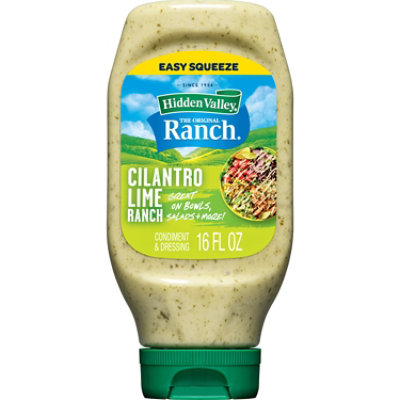 Hidden Valley Cilantro Lime Ranch Condiment And Dressing, Easy Squeeze Bottle, 16 Fluid Ounces - 16 FZ - Image 1