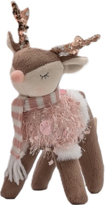 Pink Sequin Deer Small - Each - Image 1