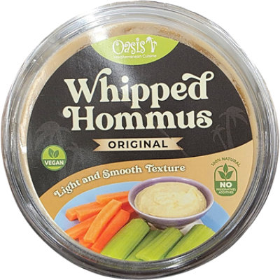 Oasis Whipped Hommus Original - 8 OZ - Image 1