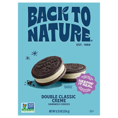 Back To Nat Cookies Double Chocolate Creme 8.25oz - 8.25 OZ - Image 2