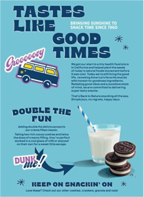 Back To Nat Cookies Double Chocolate Creme 8.25oz - 8.25 OZ - Image 5