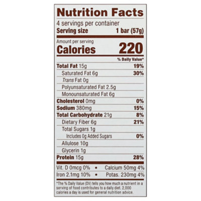 Munk Pack Protein Bar Cookie Dough 4pk - 8.04 OZ - Image 3