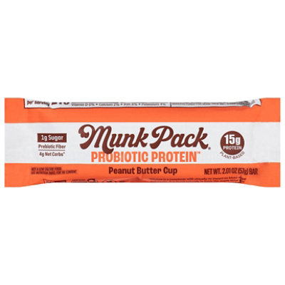 Munk Pack Protein Bar Peanut Butter Cup Single - 2.1 OZ - Image 2