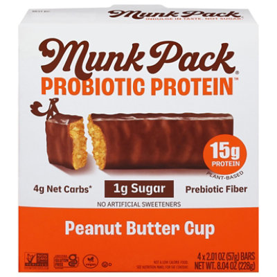 Munk Pack Protein Bar Peanut Butter Cup 4pk - 8.04 OZ - Image 2
