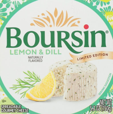 Boursin Lemon & Dill Cheese Spread - EA - Image 1