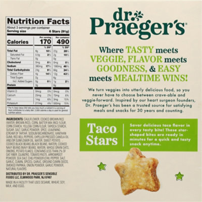 Dr Praeger Snack Taco Stars - 9 OZ - Image 5