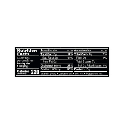 Jack Daniels Chicken Apple Sausage 12 Oz - 12 OZ - Image 2