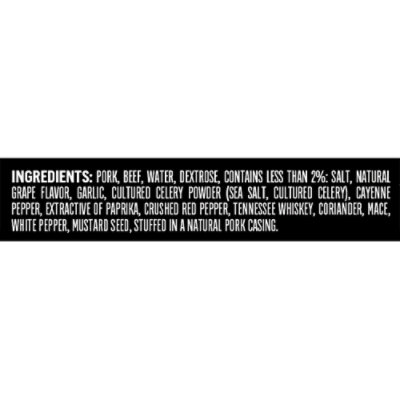 Jack Daniels Hot Link Pork & Beef Sausage 12 Oz - 12 OZ - Image 3