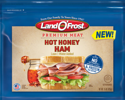 Land Ofrost Premium Hot Honey Ham 15oz - 15 OZ