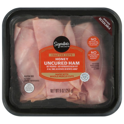 Signature Select Honey Ham Craft Cuts Uncured 9 Oz - 9 OZ