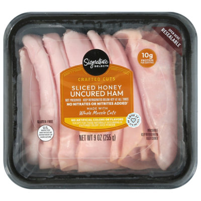 Signature Select Honey Ham Craft Cuts Uncured 9 Oz - 9 OZ - Image 1